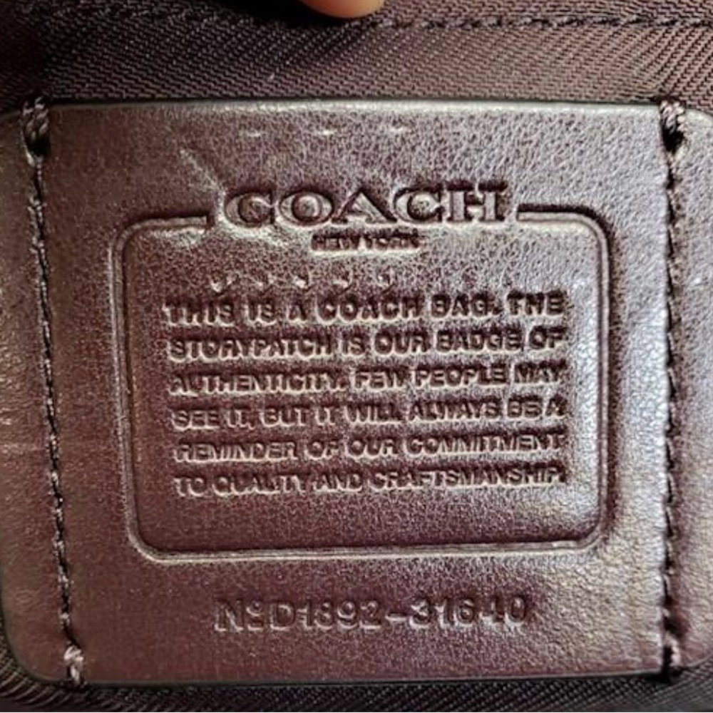 COACH Dreamer 36 Black Smooth Leather Satchel Gold - Picture 9 of 11